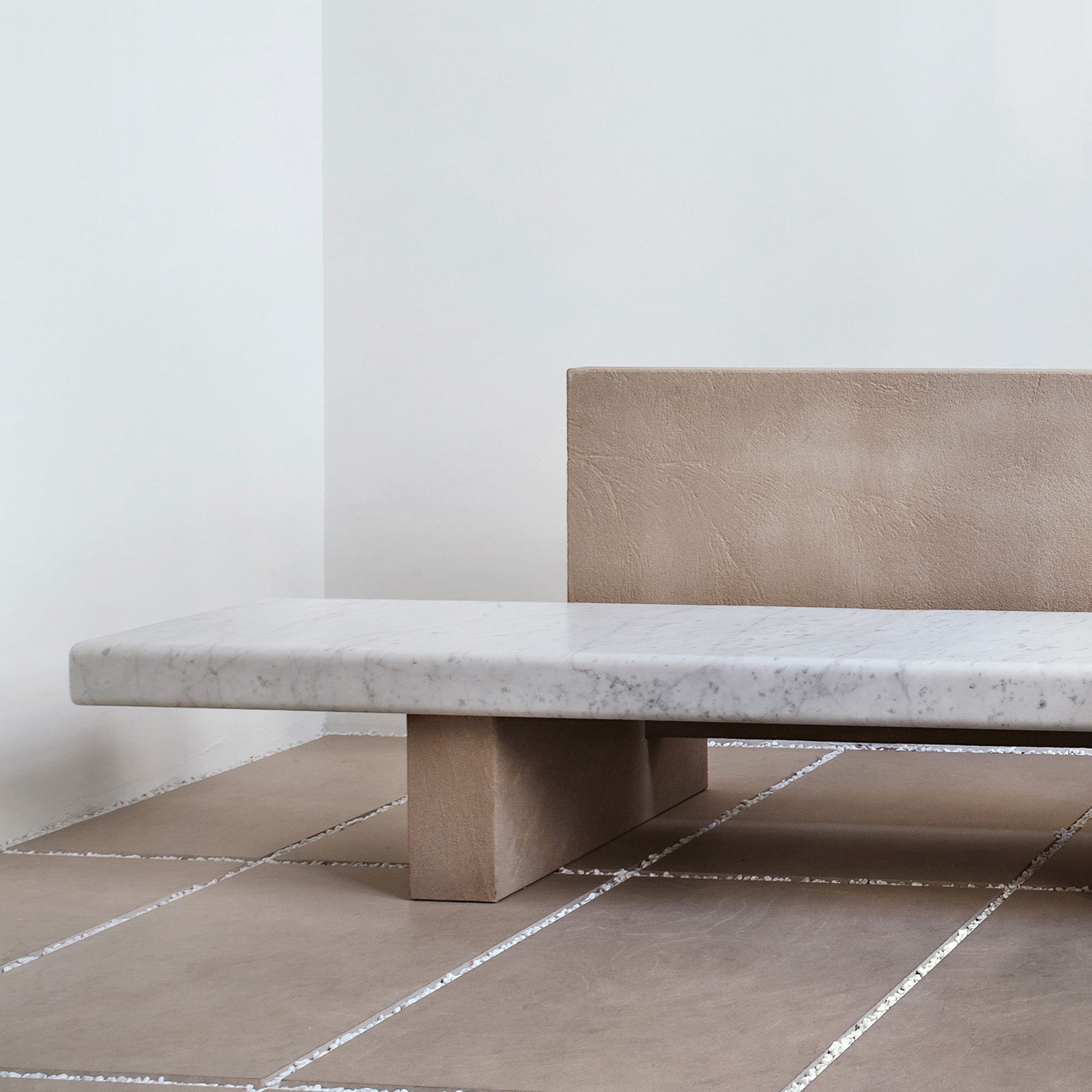 'Span' Outdoor Bench with back support