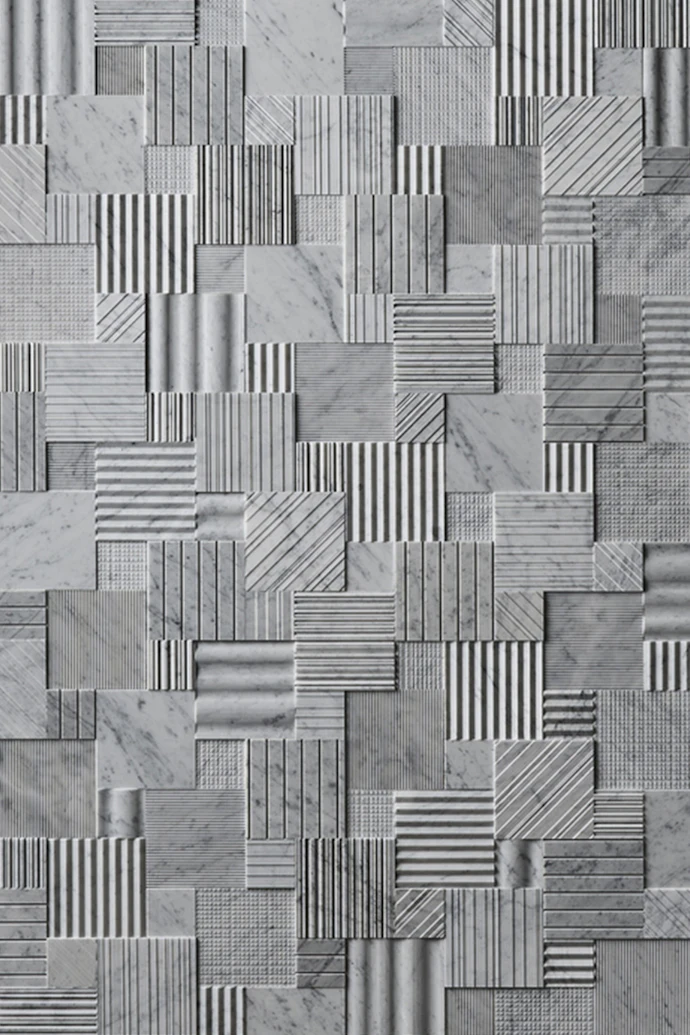 Sustainability and creative combine in the Patchwork stone texture ...