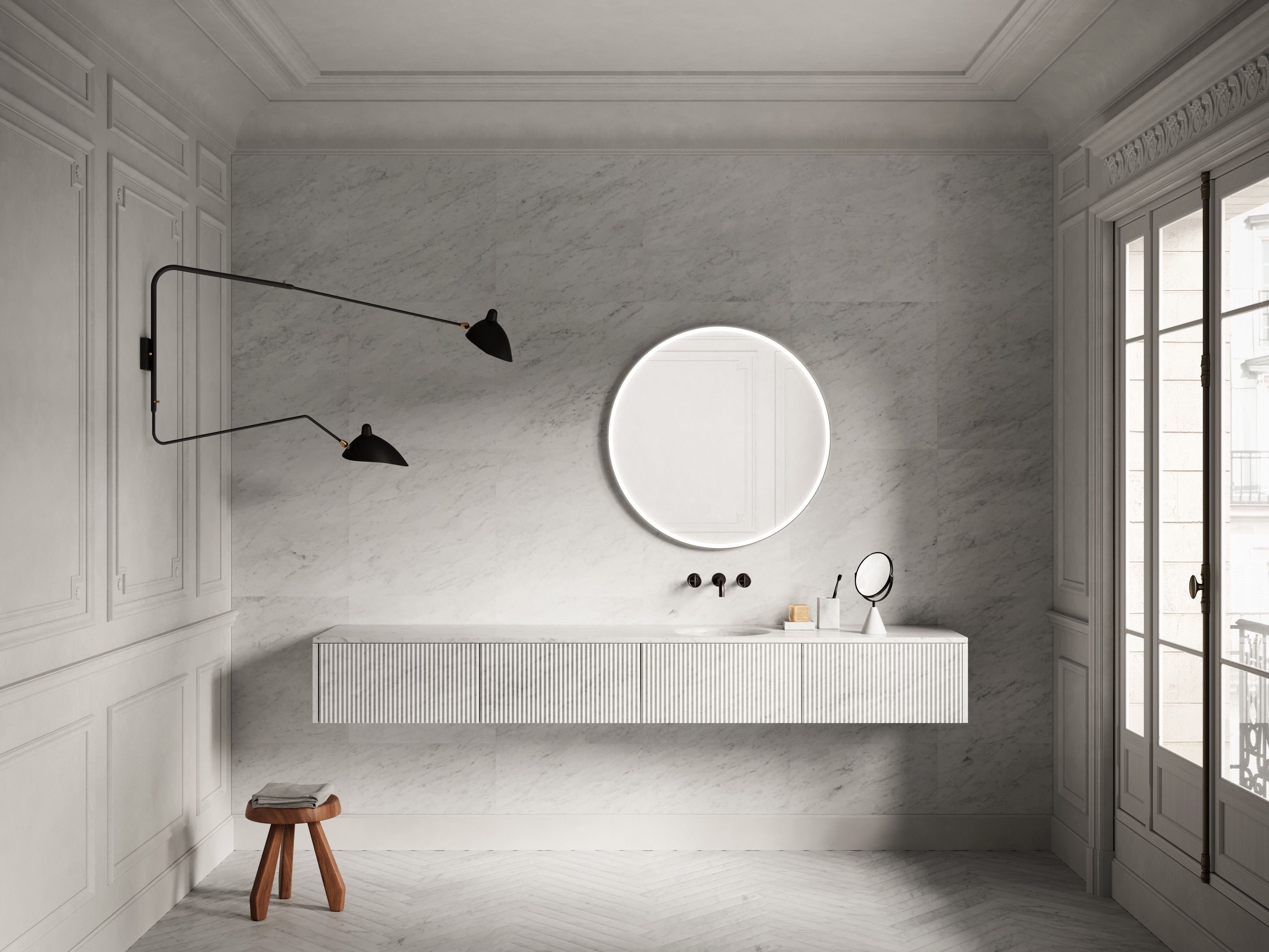 Dreaming of Paris - Bianco Carrara