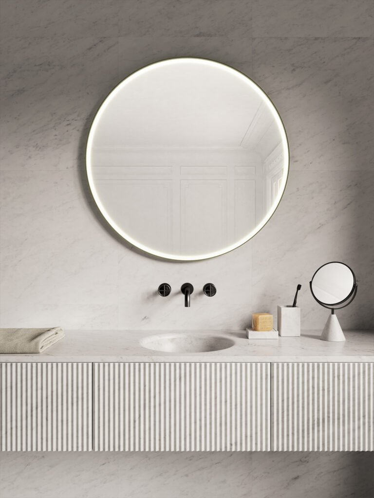 cover Stories How to decorate a white bathroom