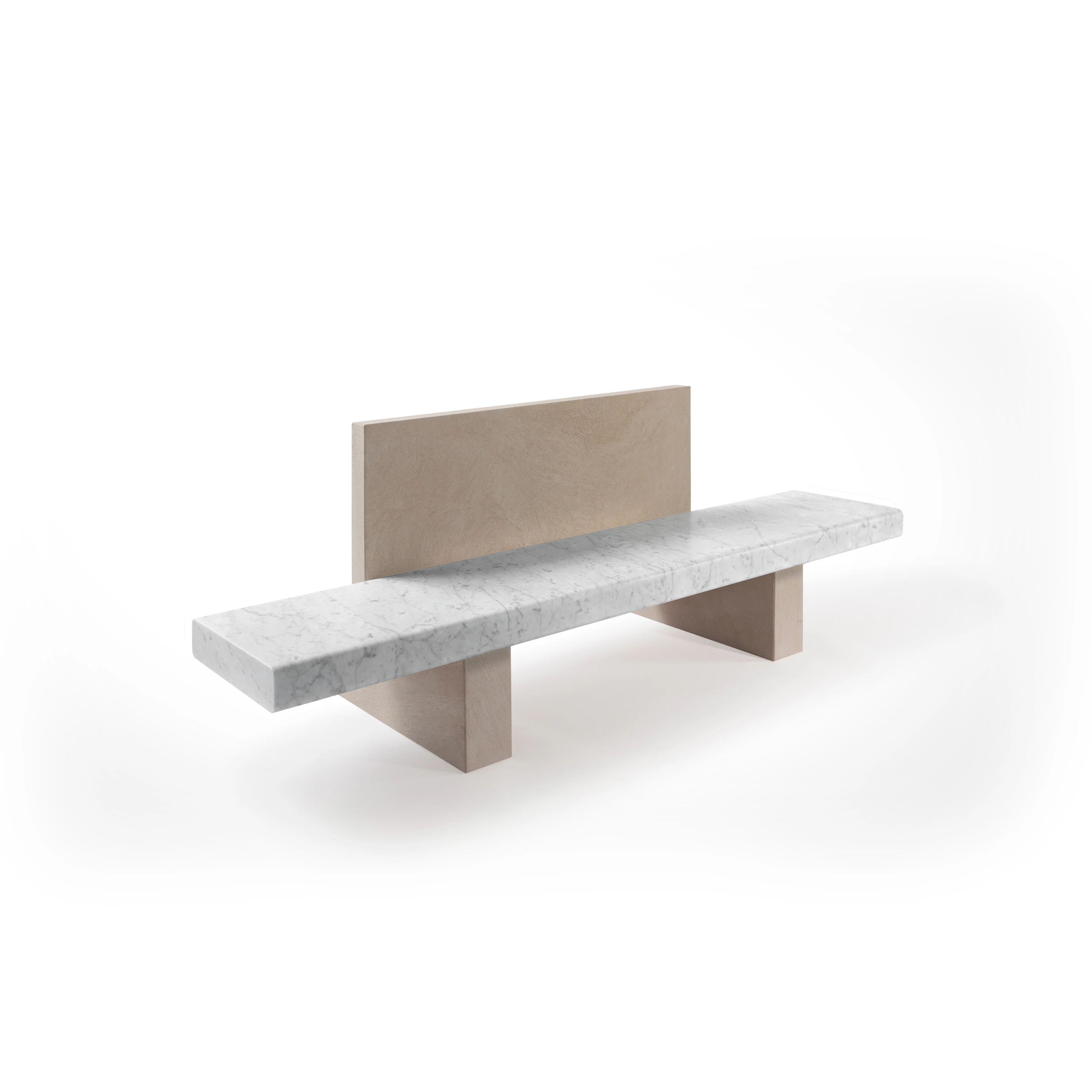 Span outdoor bench with back support | Benches | Salvatori Official