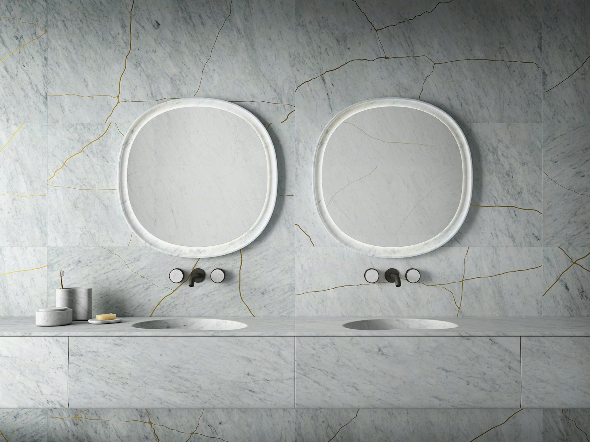 Specchio di Design retroilluminato Anima, Specchi da parete